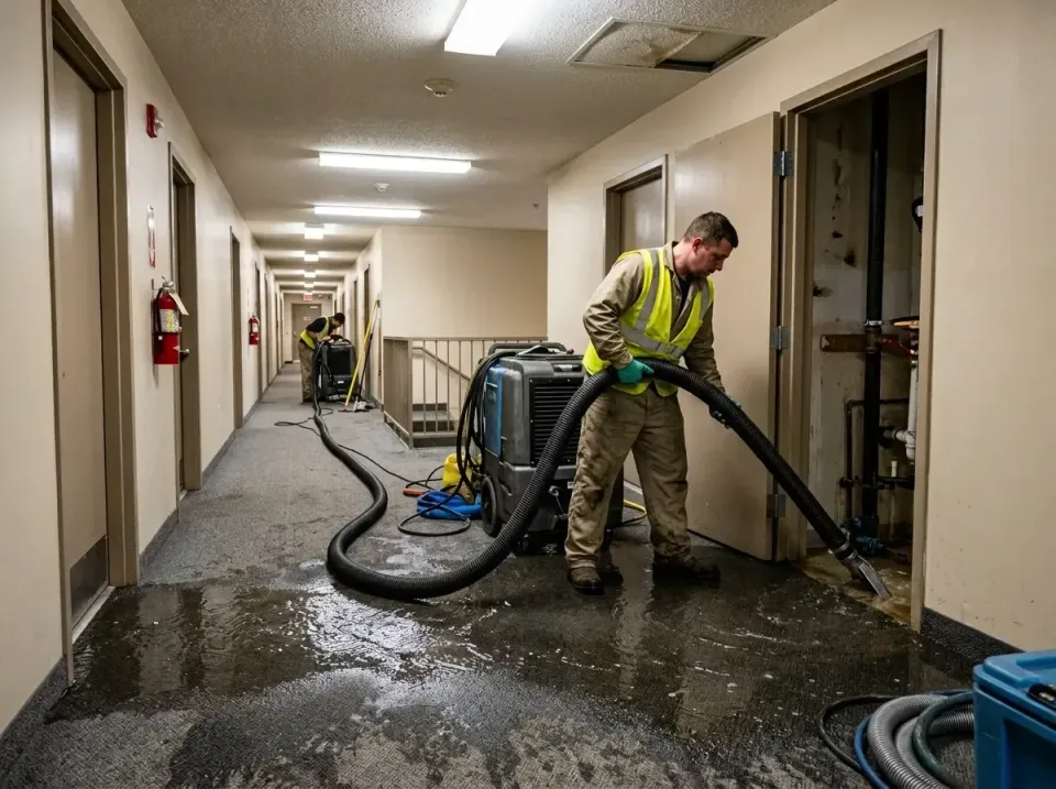 multi-unit-apartment-hallway-f-005 — frequently asked questions, Emergency Burst Pipe Water Extraction & Removal in Church H…